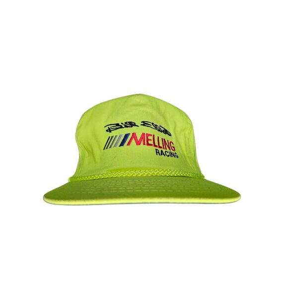 Rare Vintage Bill Elliott Melling Racing Lime Green Hat (1991) - Picture 1 of 5